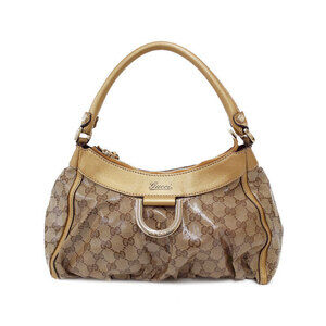 Gucci Abbey Line GG Crystal Semi Shoulder Bag